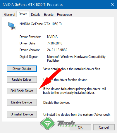 rollback display adapter to fix sleep mode issue windows