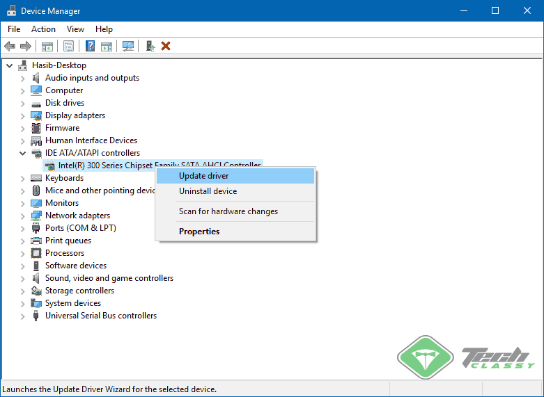 Update Drivers Manually
