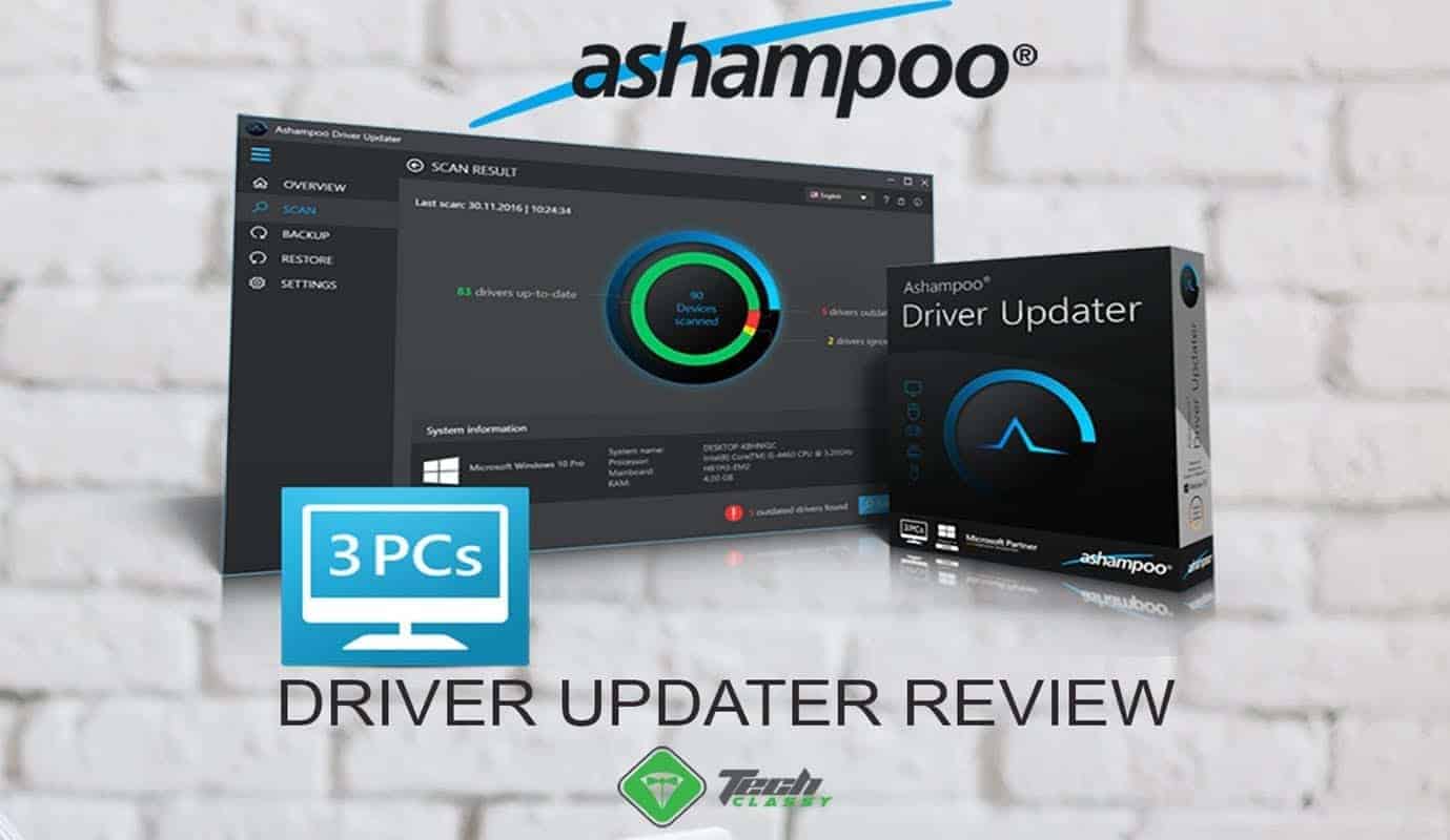 Ashampoo Driver Updater Review Tech Classy Unbiased Ashampoo Driver Updater Review
