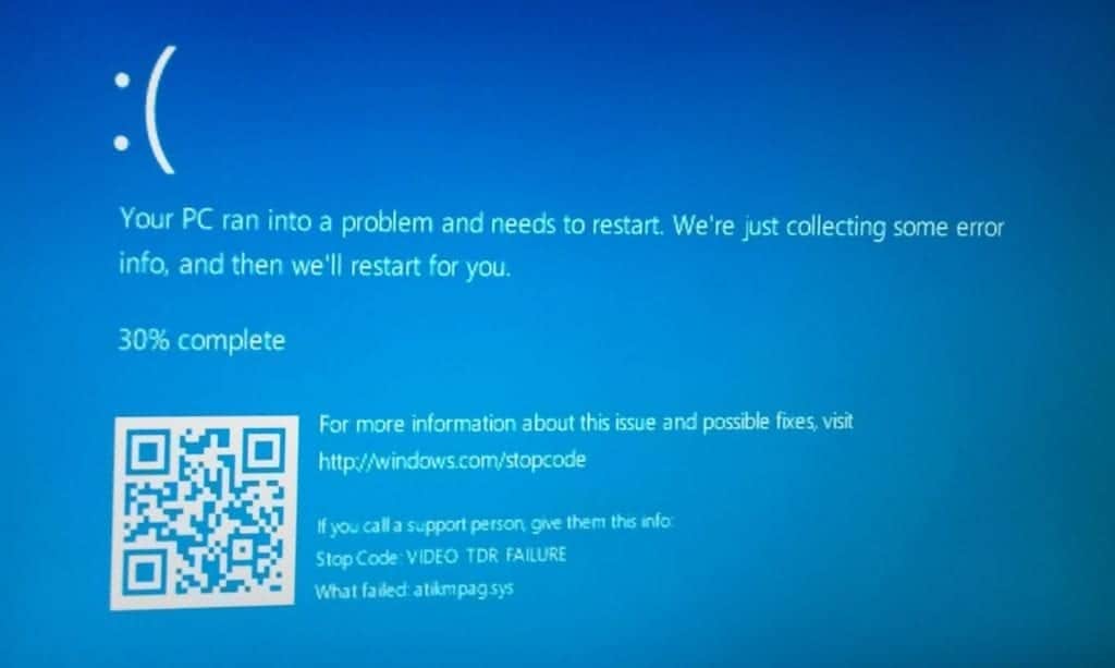 Fix VIDEO TDR FAILURE Blue Screen Error