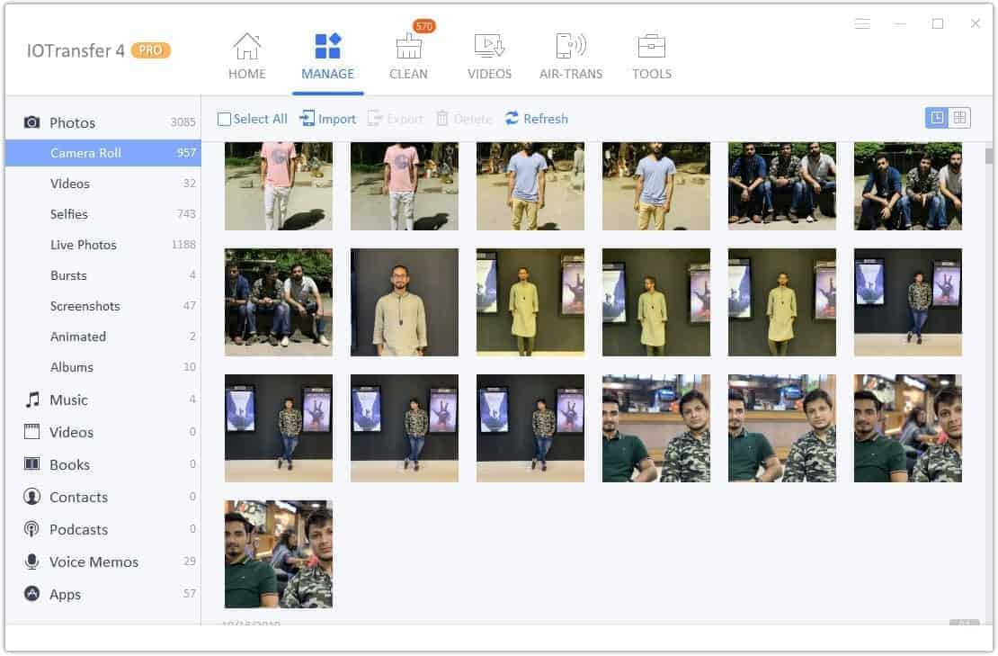 IOTransfer Photo Manager