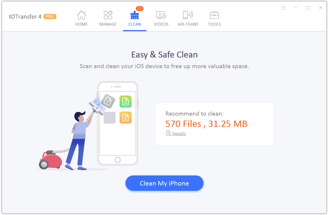 iPhone Cleaner IOTransfer 4