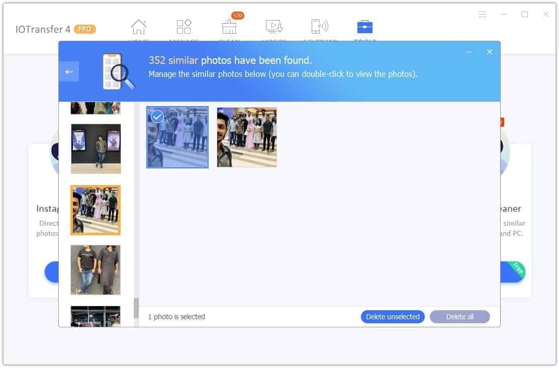 Similar Photo Cleaner IOTransfer