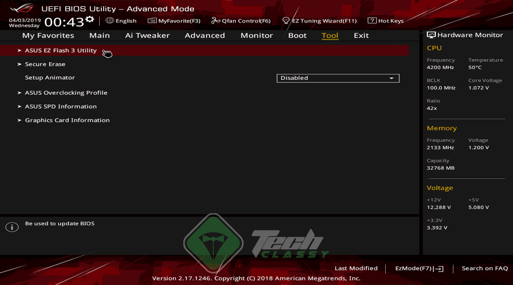 Tools ASUS Motherboard