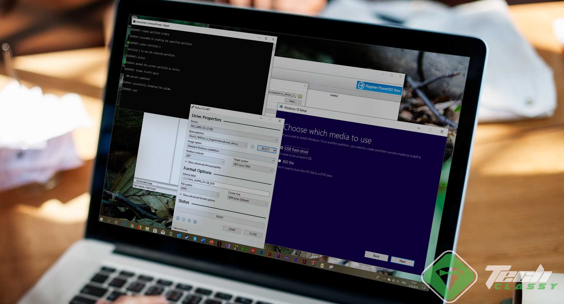 Creating-Bootable-Disk-Windows-10 How to Create Bootable USB Drive/DVD