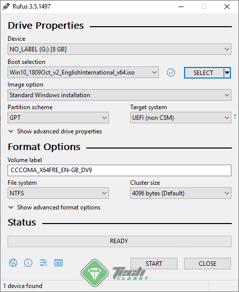Use Rufus to Create Bootable Disc
