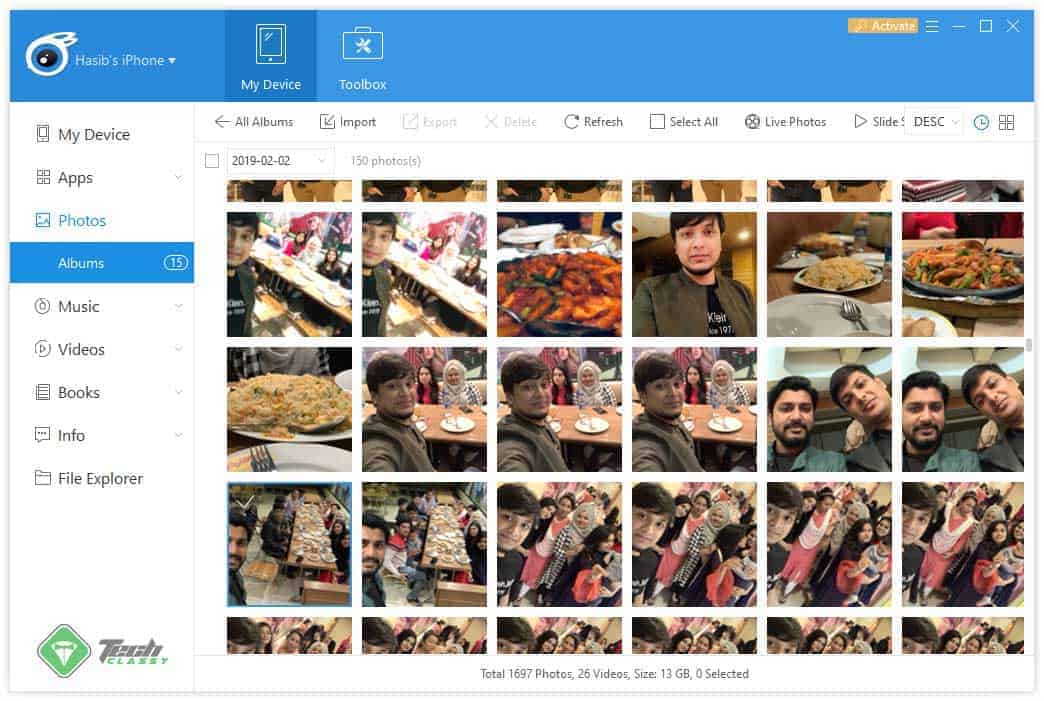 Photo Manager iTools