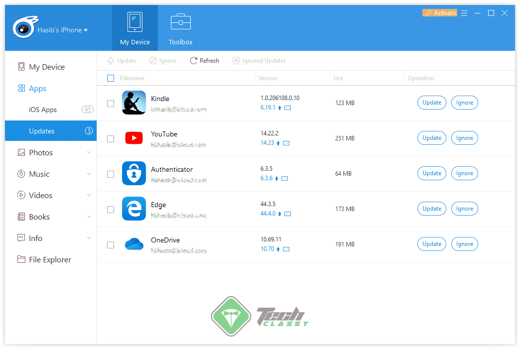 App Manager of iTools 4