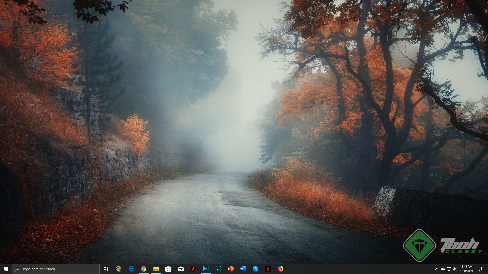 windows-10-taskbar-and-beautiful-wallpaper How to Fix Windows Taskbar and Start Menu not Responding on Clicks