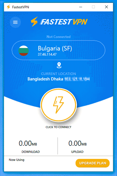 FastestVPN Desktop app