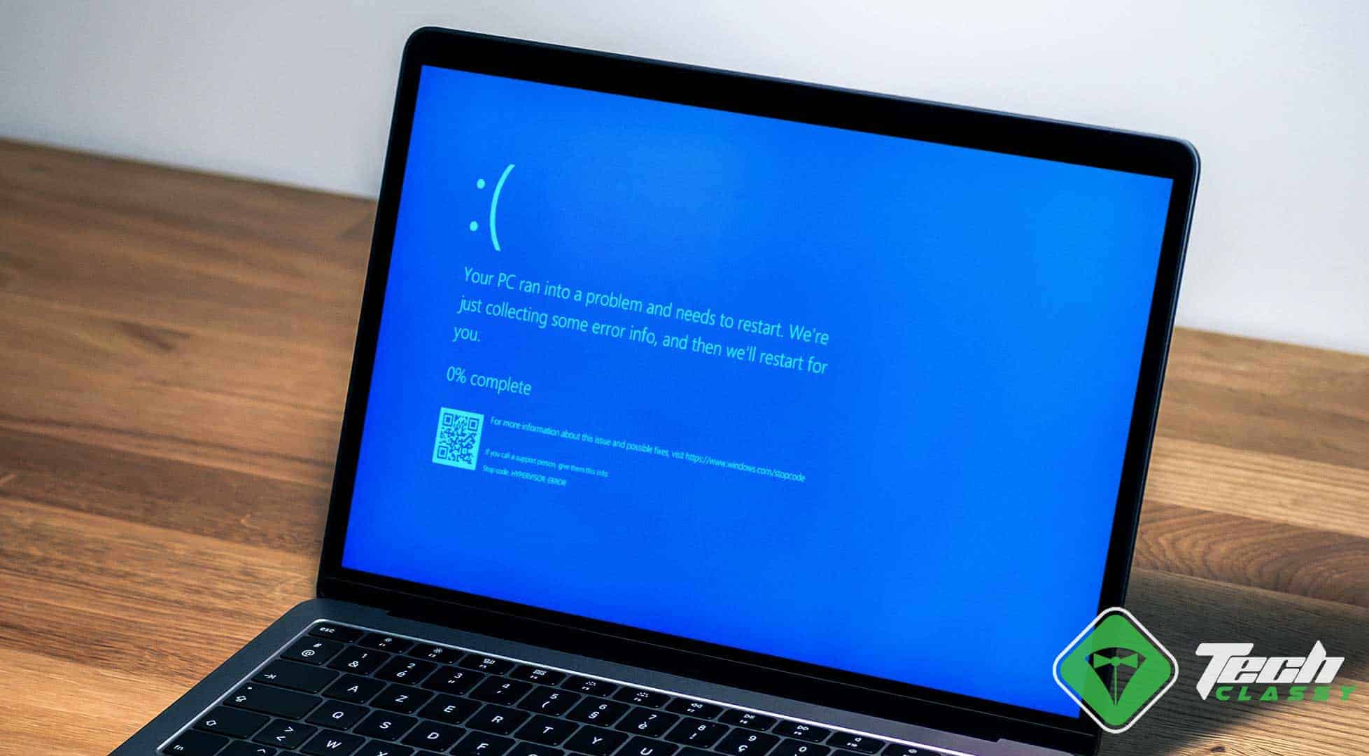Hypervisor-error-featured Fix HYPERVISOR ERROR Blue Screen of Death Stop Code on Windows 10