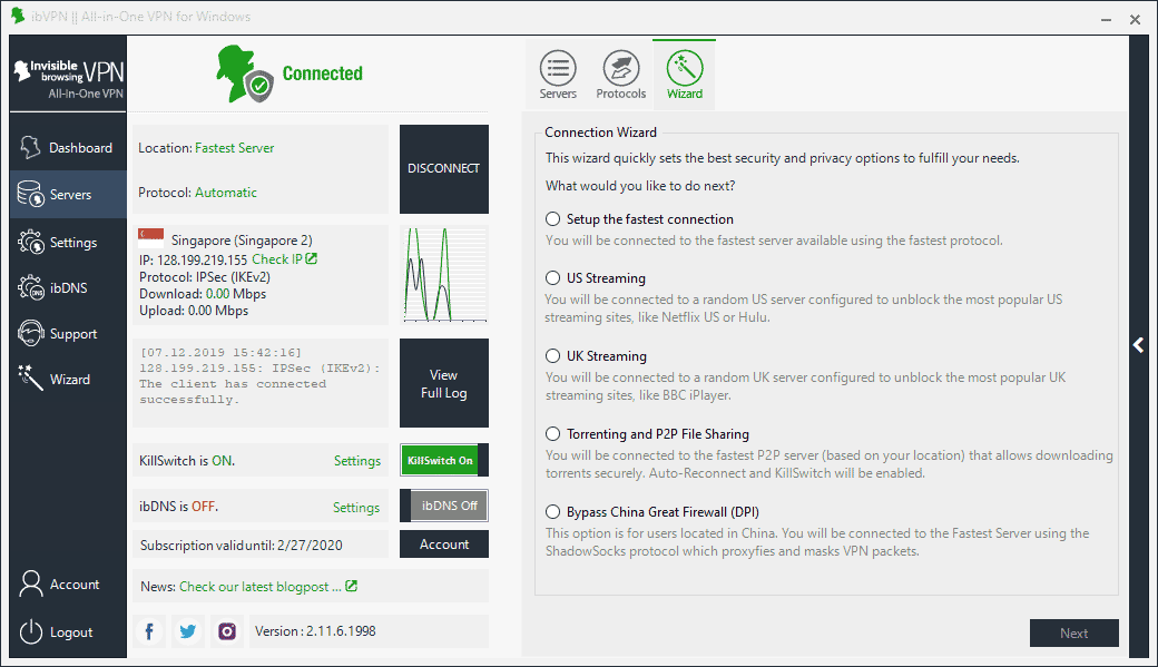 ibVPN Screenshot 3