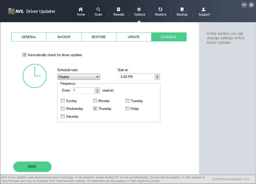 AVG Driver Updater Screenshot 3