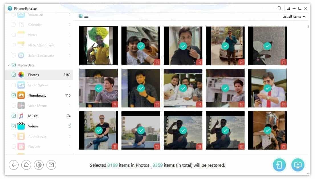 PhoneRescue Photo Recovery from iPhone