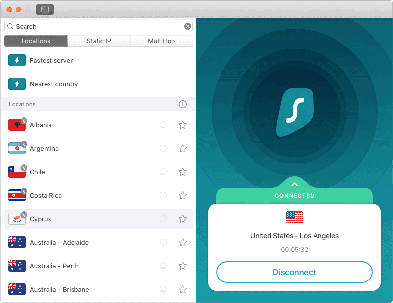 Surfshark VPN Mac App