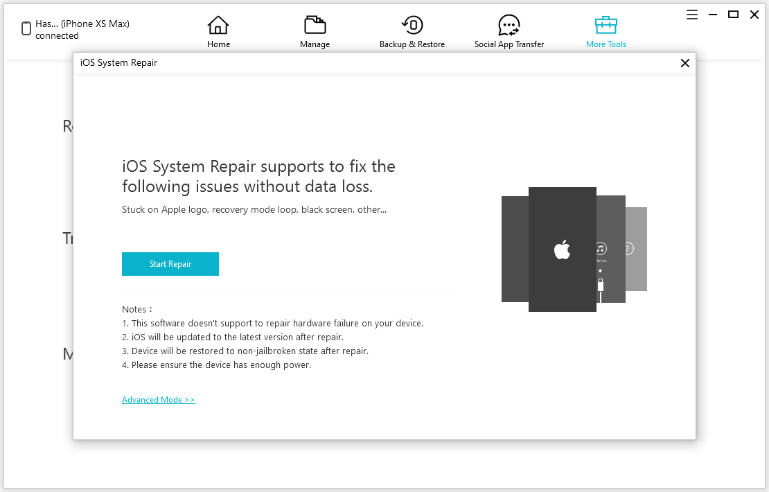 iOS System Repair TenorShare