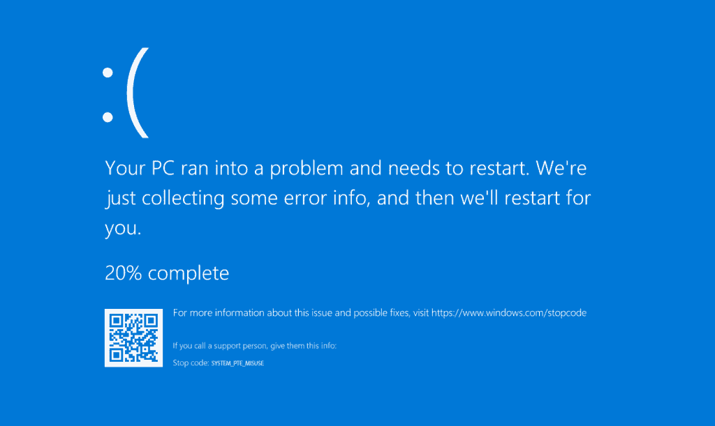 Fix SYSTEM PTE MISUSE