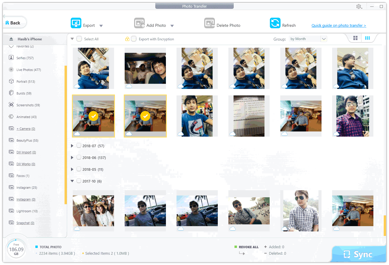 dearmob iphone manager screenshot 2