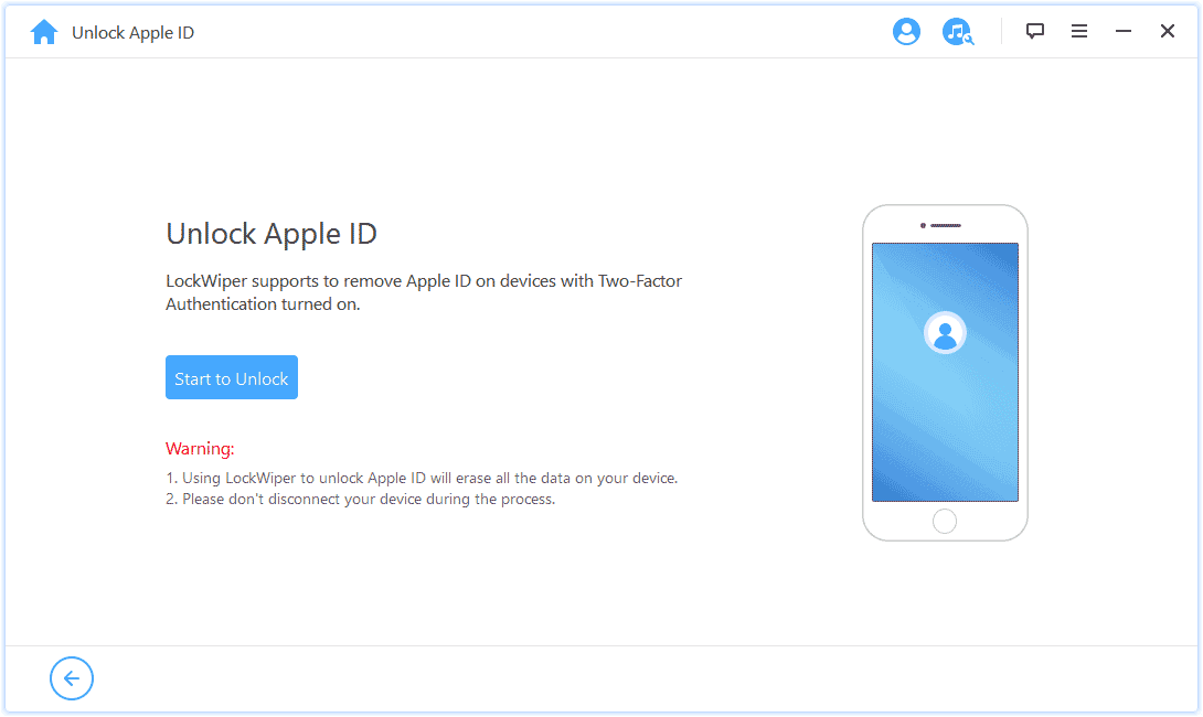 Unlock Apple ID LockWiper