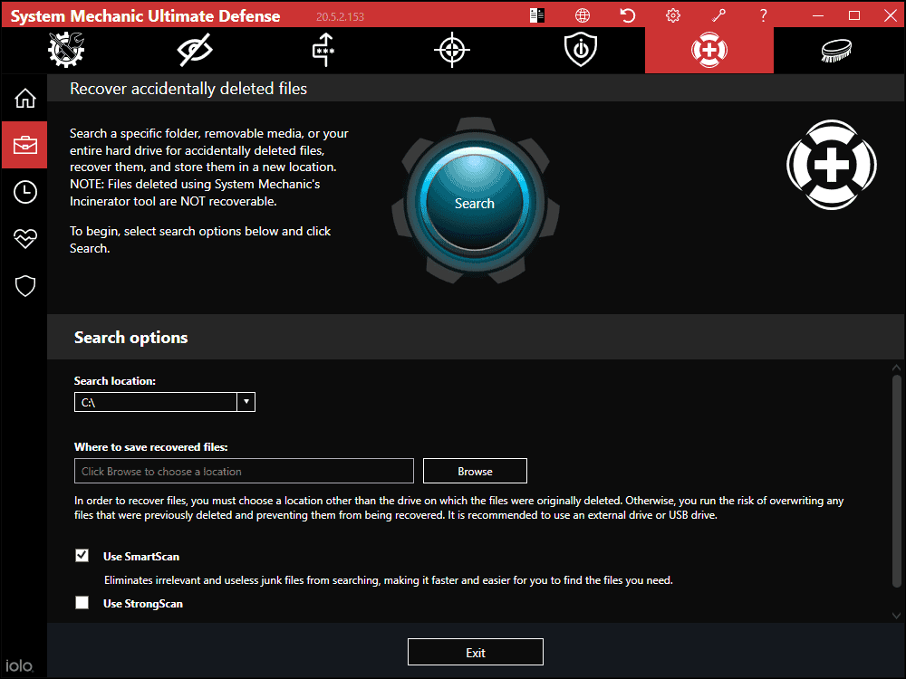 System Mechanic Data Recovery