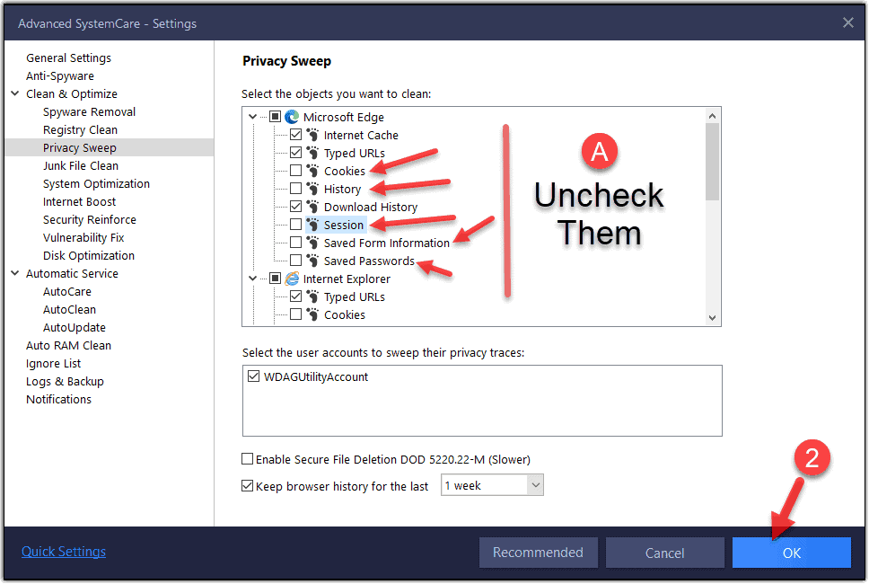 Asc Recommended Settings 2
