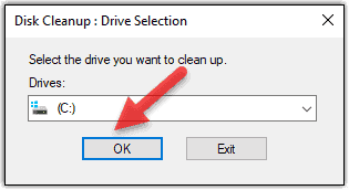 Using Disk Cleanup Windows 1
