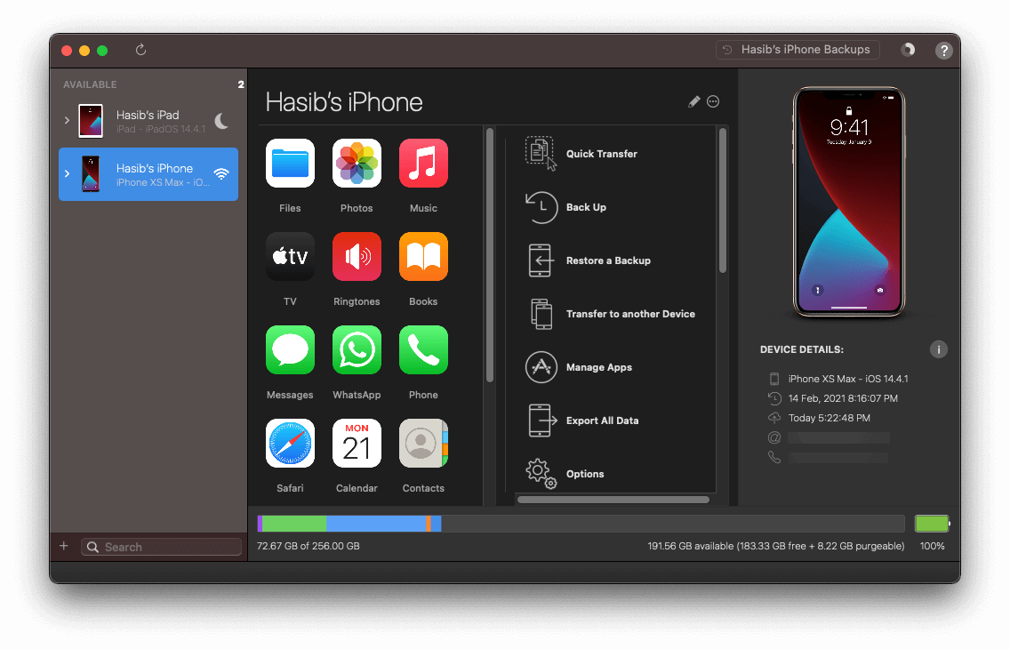 managing ios devies imazing
