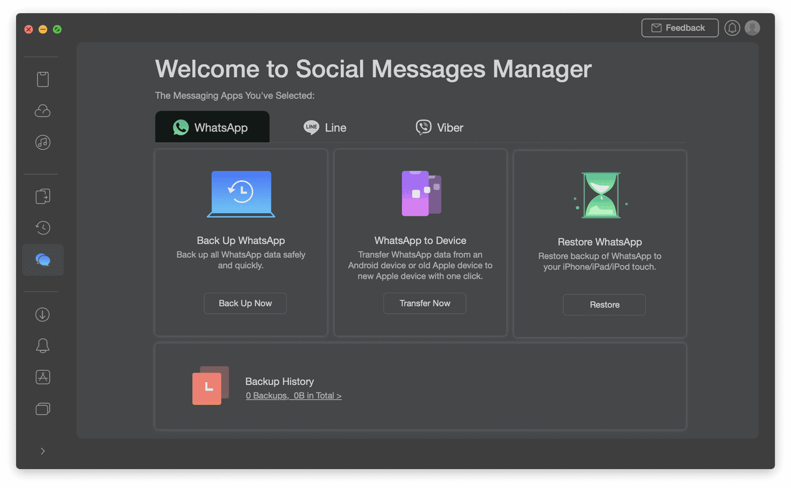 Whatsapp Messages Transfer between iOS devices