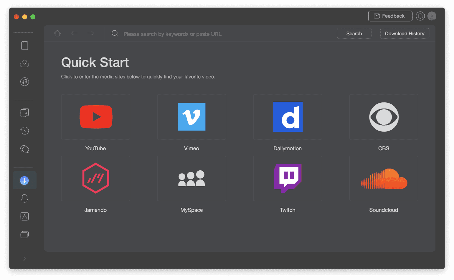 Media Downloader in iMobie Anytrans 8