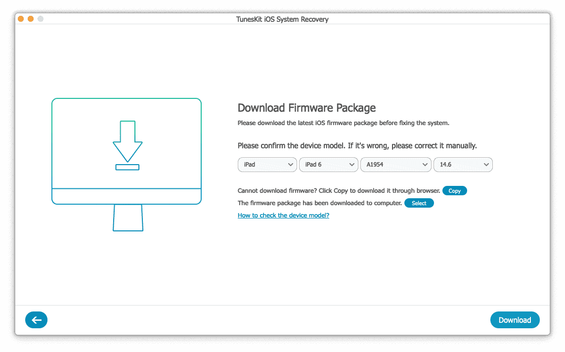 tuneskit ios system recovery scr4