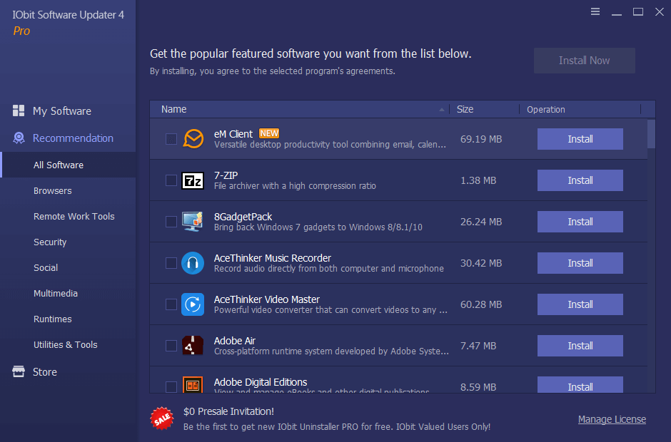 IObit Software Updater Screenshot 2