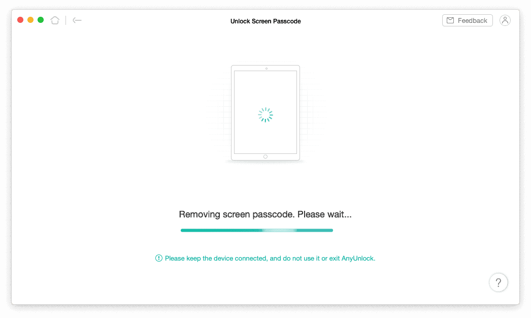 Removing Passcode using iMobie AnyUnlock iPhone Passcode Unlocker