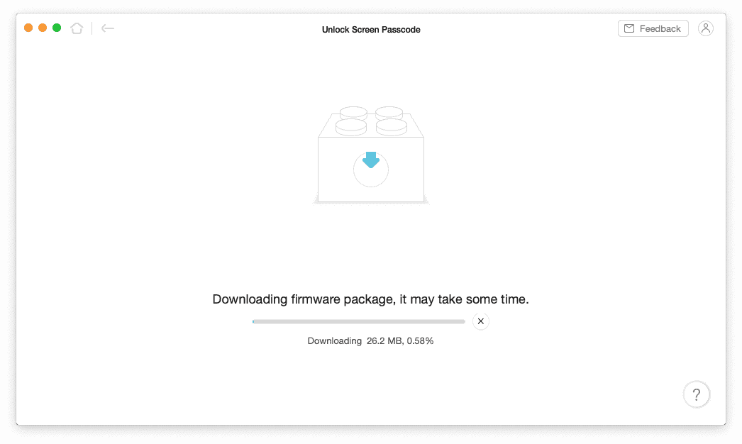 iMobie AnyUnlock Downloading Firmware