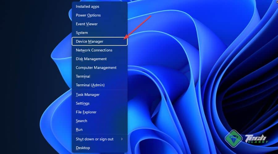 opening device manager