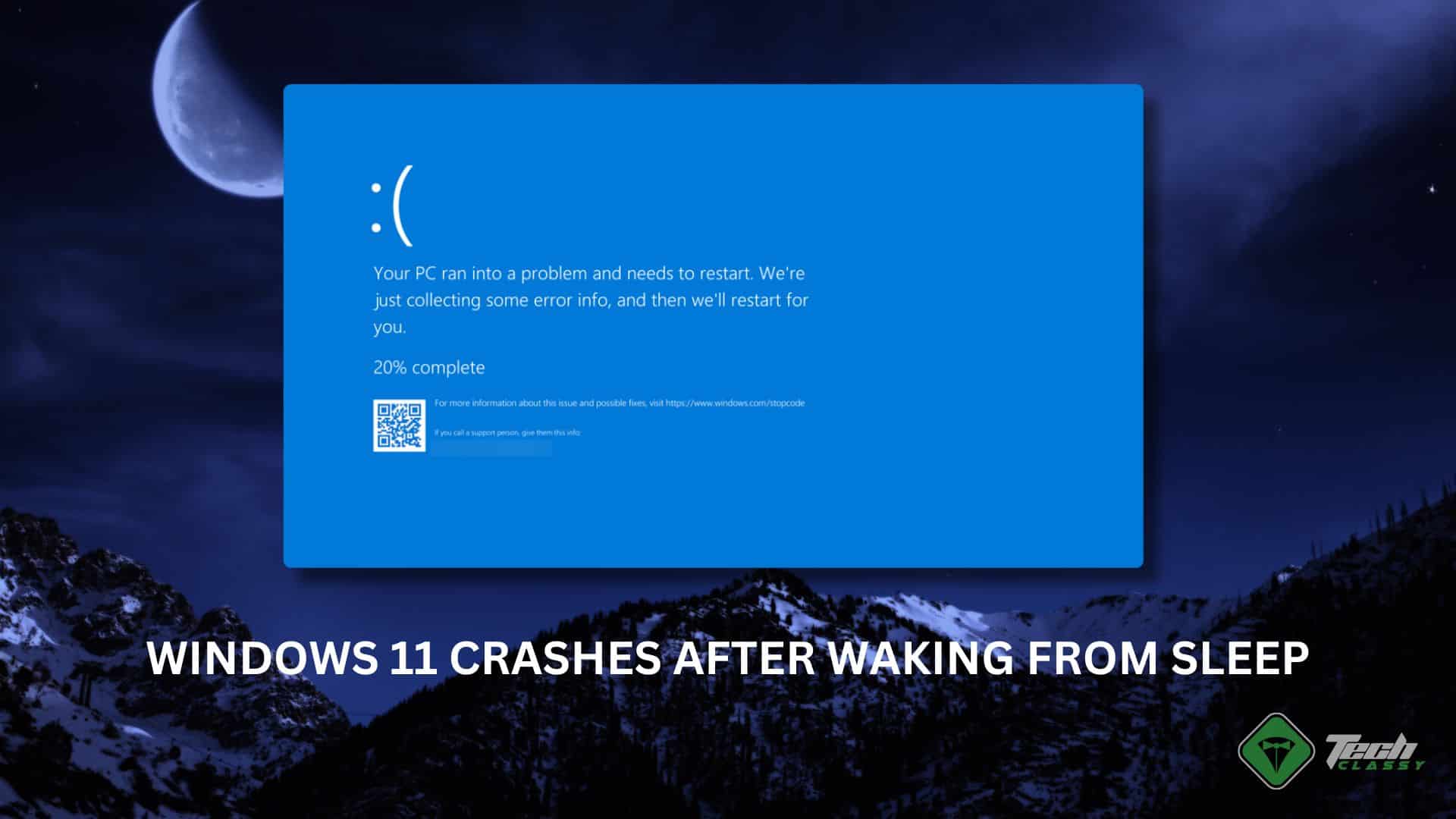 Windows 11 Crashes After Waking From Sleep featured how to fix Windows 11 Crashes After Waking From Sleep